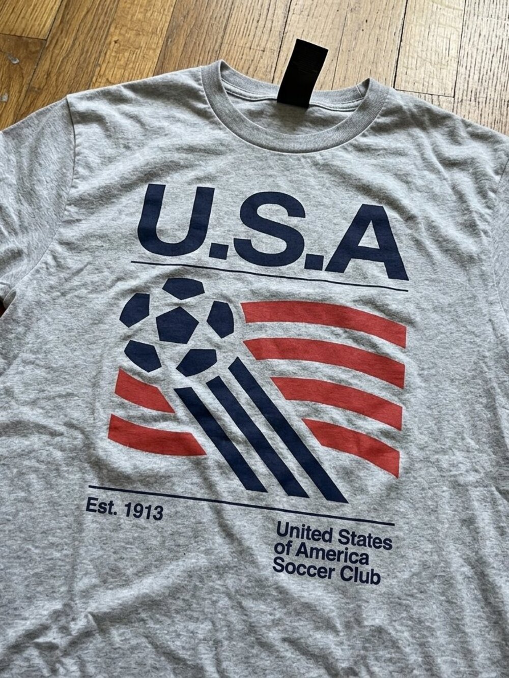 USA Soccer Retro Shirt, USA Soccer World Vintage t-shirt sport grey